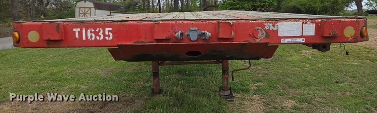 image for item EN3587 2002 Lufkin FL-XL flatbed trailer