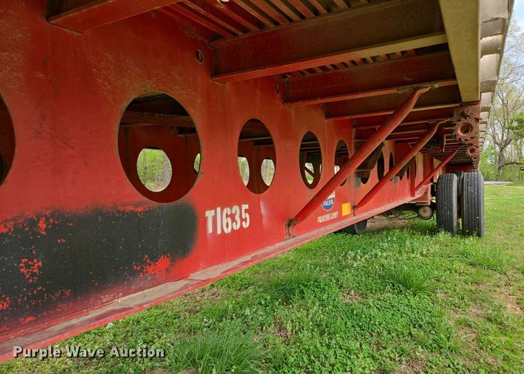 image for item EN3587 2002 Lufkin FL-XL flatbed trailer