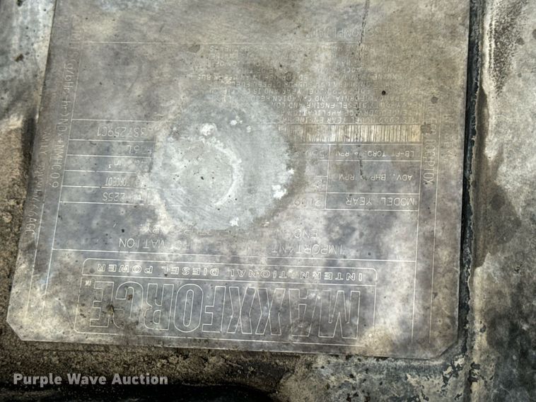 image for item EN4502 2010 International 4300 DuraStar truck cab and chassis