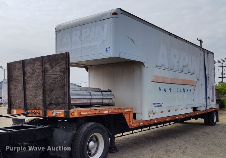 image for item IP9550 1971 Shop built drop deck trailer