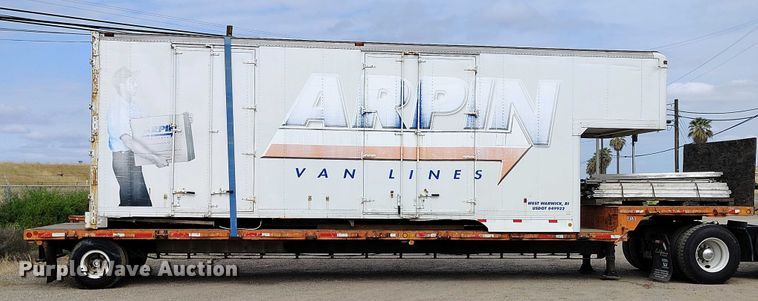 image for item IP9550 1971 Shop built drop deck trailer