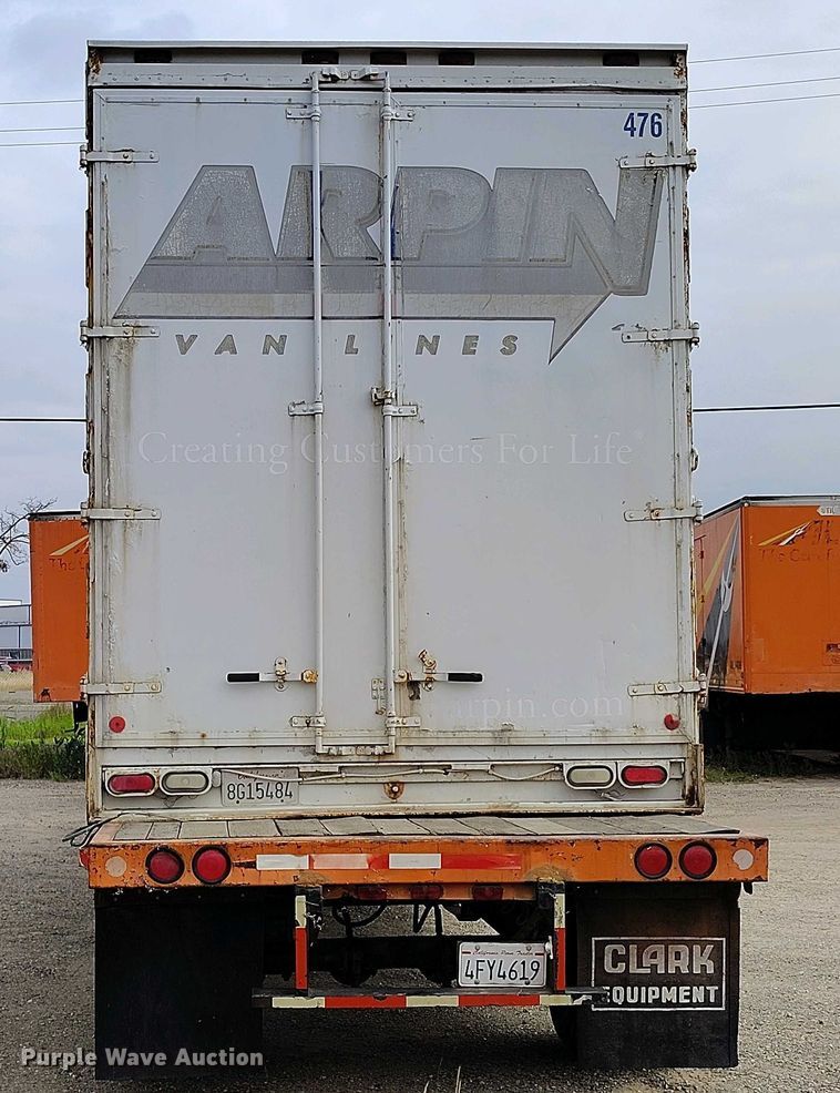 image for item IP9550 1971 Shop built drop deck trailer