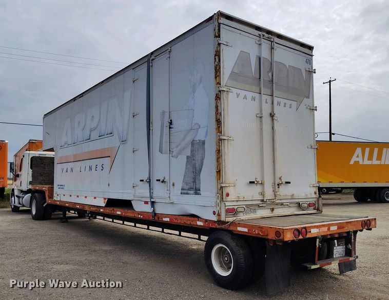 image for item IP9550 1971 Shop built drop deck trailer