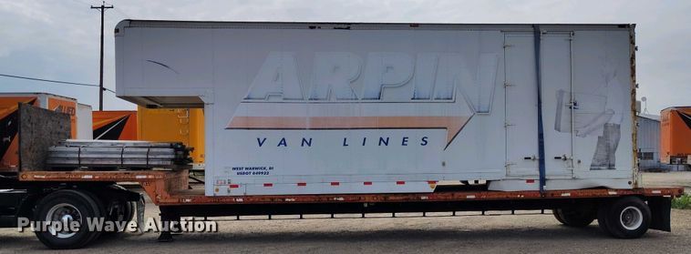 image for item IP9550 1971 Shop built drop deck trailer