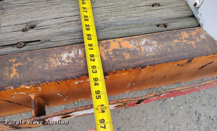 image for item IP9550 1971 Shop built drop deck trailer