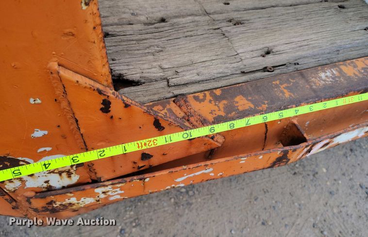 image for item IP9550 1971 Shop built drop deck trailer