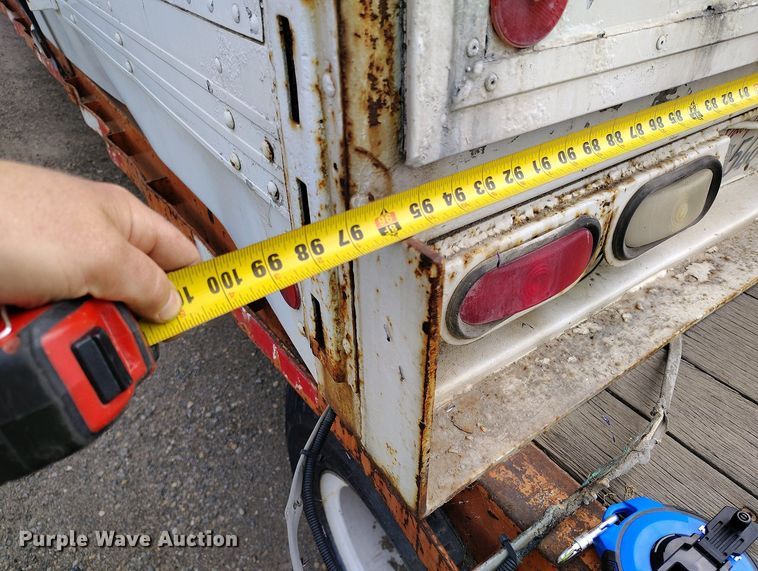 image for item IP9550 1971 Shop built drop deck trailer