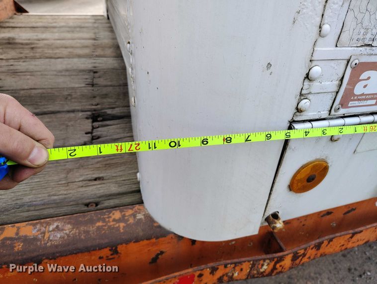 image for item IP9550 1971 Shop built drop deck trailer