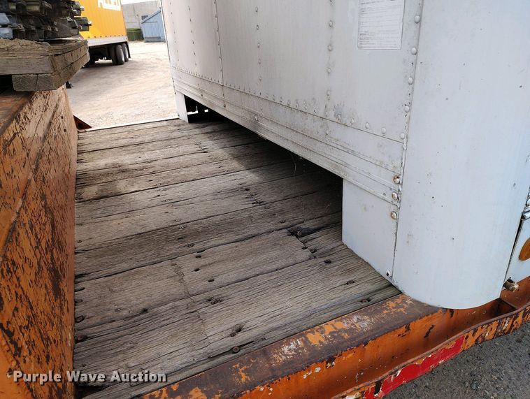 image for item IP9550 1971 Shop built drop deck trailer