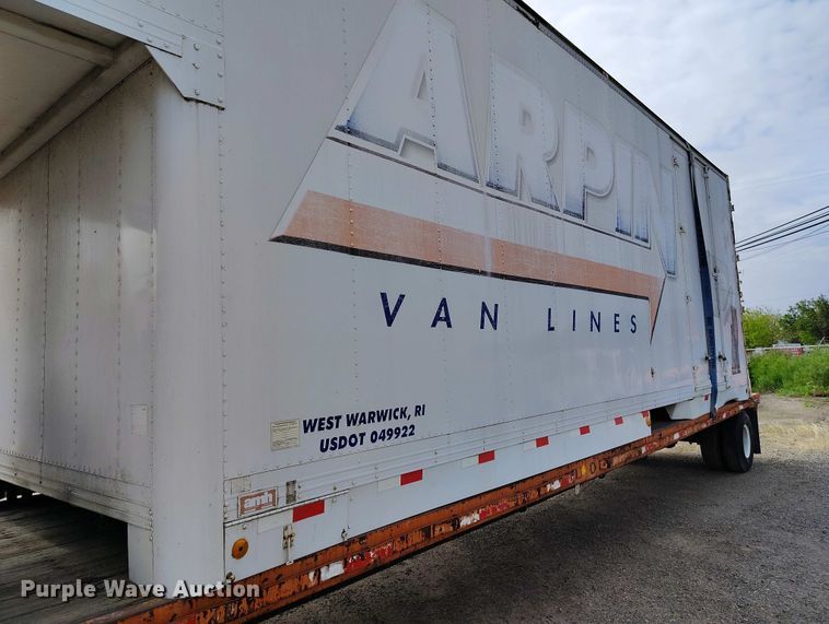 image for item IP9550 1971 Shop built drop deck trailer