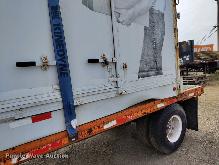 image for item IP9550 1971 Shop built drop deck trailer