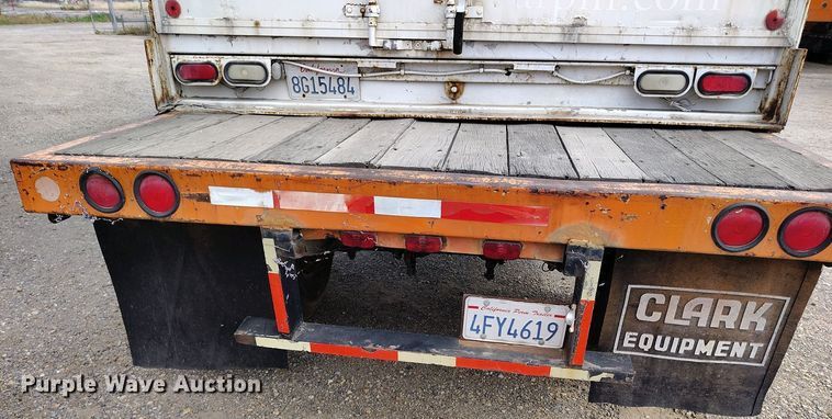 image for item IP9550 1971 Shop built drop deck trailer