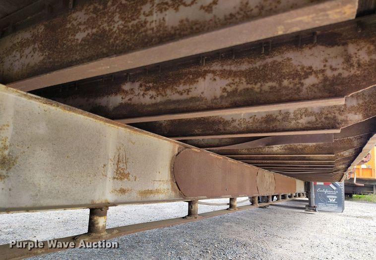 image for item IP9550 1971 Shop built drop deck trailer