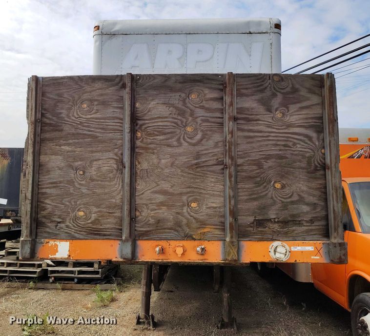 image for item IP9550 1971 Shop built drop deck trailer