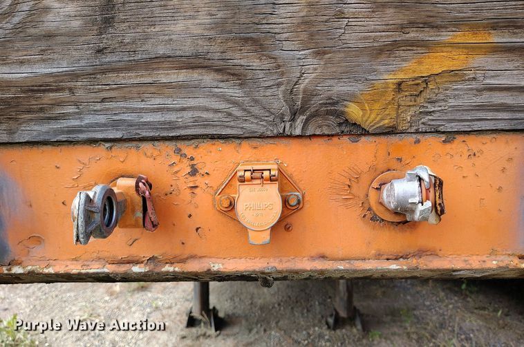 image for item IP9550 1971 Shop built drop deck trailer