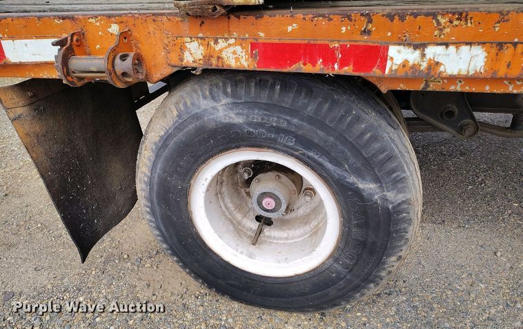 image for item IP9550 1971 Shop built drop deck trailer