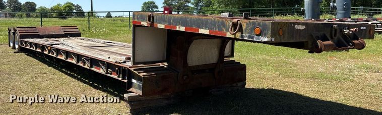 image for item OB9672 1989 Talbert TDW-30-SRG lowboy equipment trailer