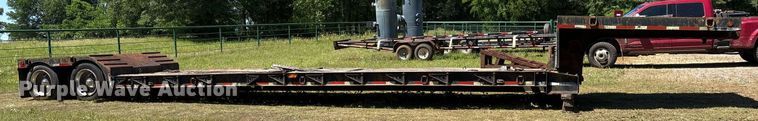 image for item OB9672 1989 Talbert TDW-30-SRG lowboy equipment trailer