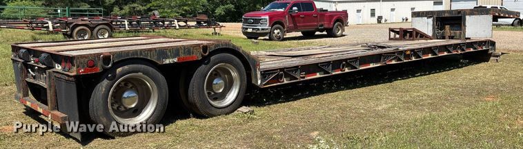image for item OB9672 1989 Talbert TDW-30-SRG lowboy equipment trailer