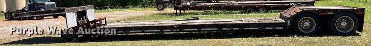 image for item OB9672 1989 Talbert TDW-30-SRG lowboy equipment trailer