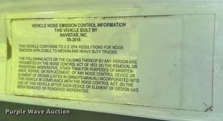 image for item YA0442 2019 International LT625 semi truck