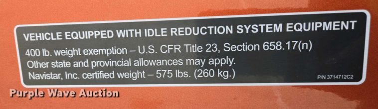 image for item YA0453 2019 International LT625 semi truck