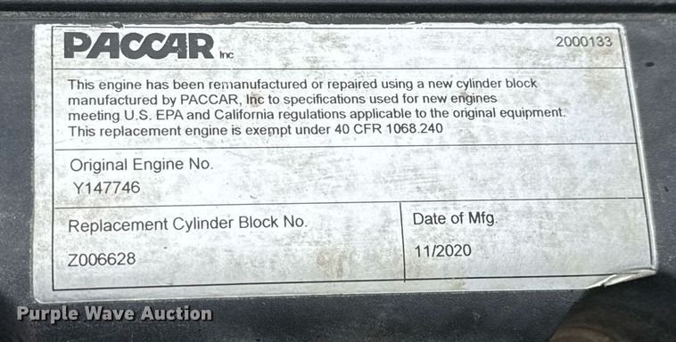 image for item YA0516 2018 Kenworth T680 semi truck