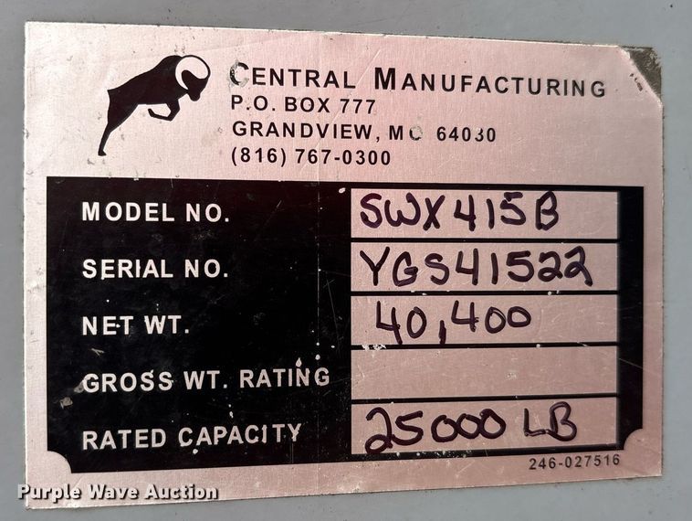 image for item DM1894 2006 Shuttlewagon SWX415B railcar mover