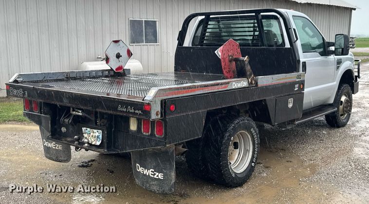 image for item DO0987 2008 Ford F350 Super Duty XL bale bed pickup truck