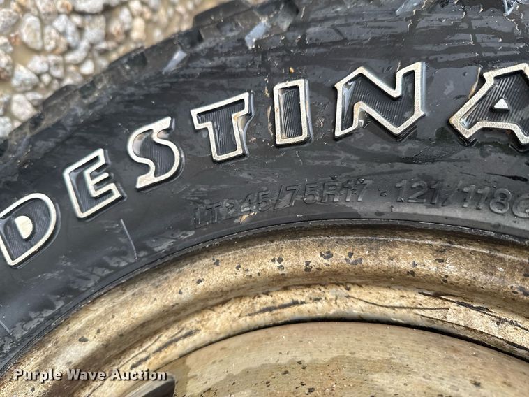 image for item DO0987 2008 Ford F350 Super Duty XL bale bed pickup truck