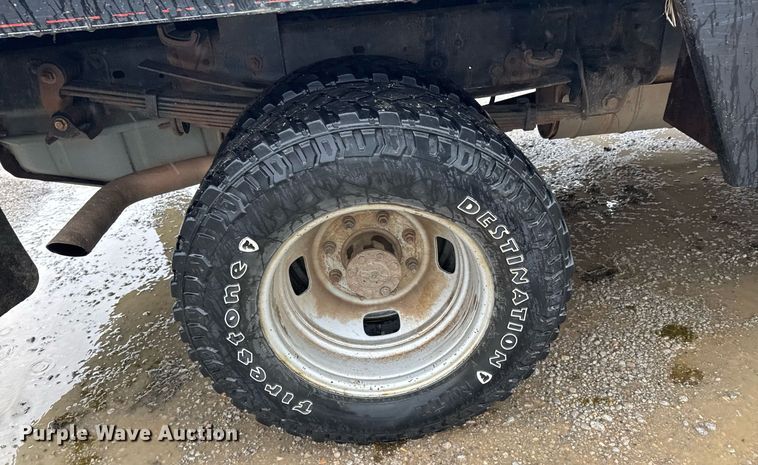 image for item DO0987 2008 Ford F350 Super Duty XL bale bed pickup truck