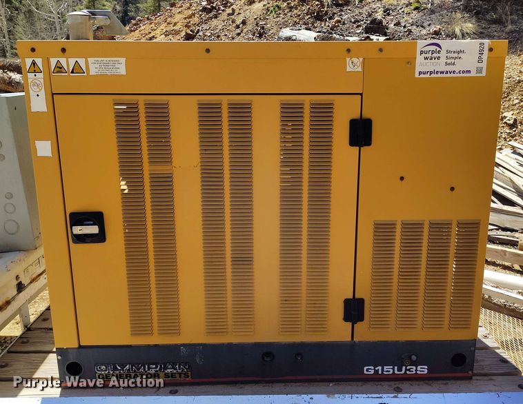 image for item DP4920 2004 Caterpillar G15U3S generator