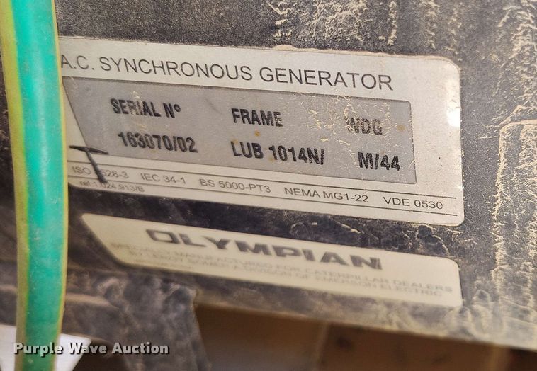 image for item DP4920 2004 Caterpillar G15U3S generator