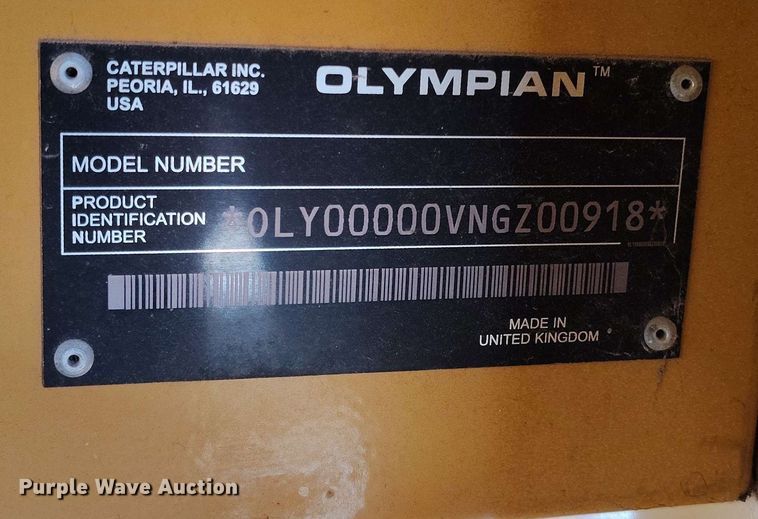 image for item DP4920 2004 Caterpillar G15U3S generator