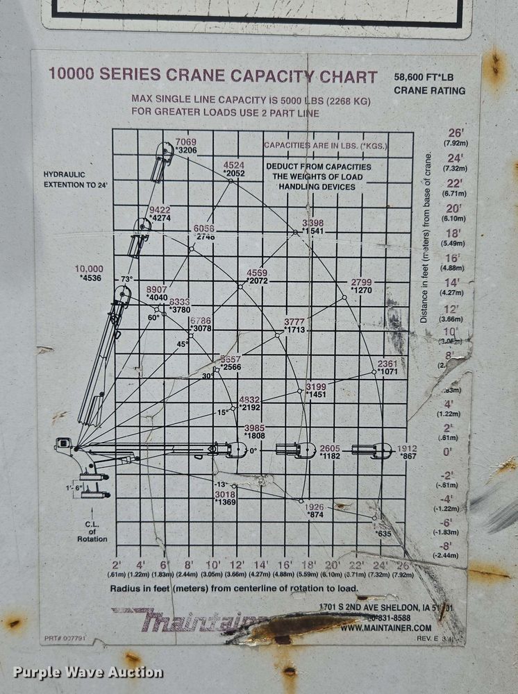 image for item DP6374 2007 Freightliner Business Class M2 utility / service truck