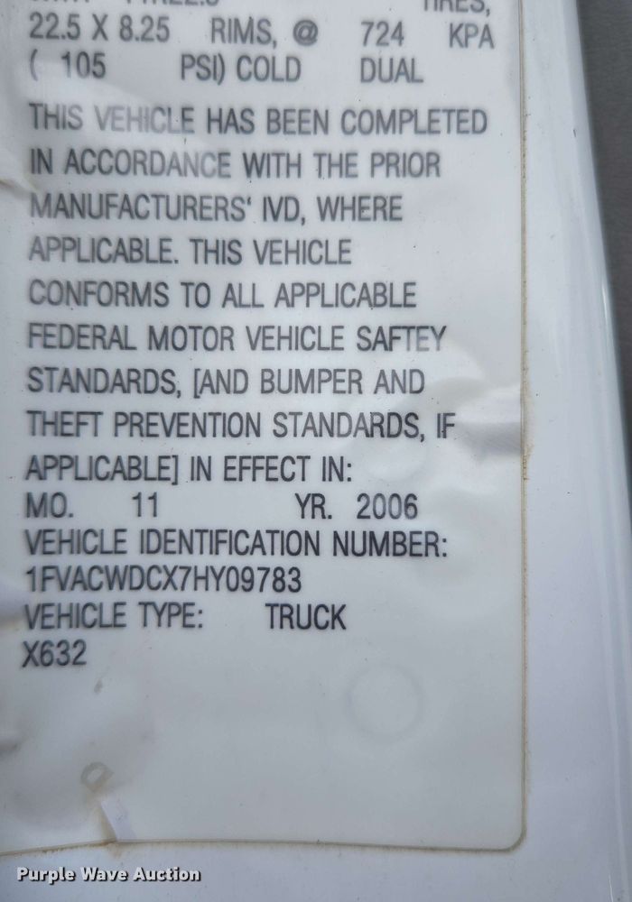 image for item DP6374 2007 Freightliner Business Class M2 utility / service truck