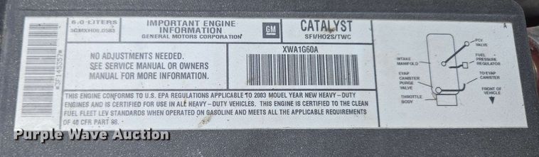 image for item DP6379 2003 Chevrolet Silverado 1500HD Crew Cab pickup truck