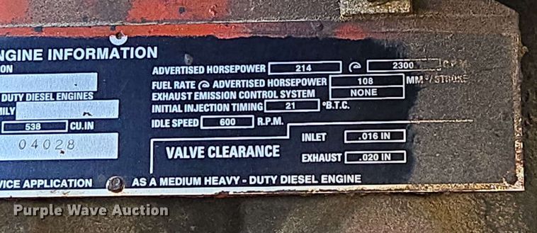 image for item DP6381 1987 Mack CS300P bucket truck