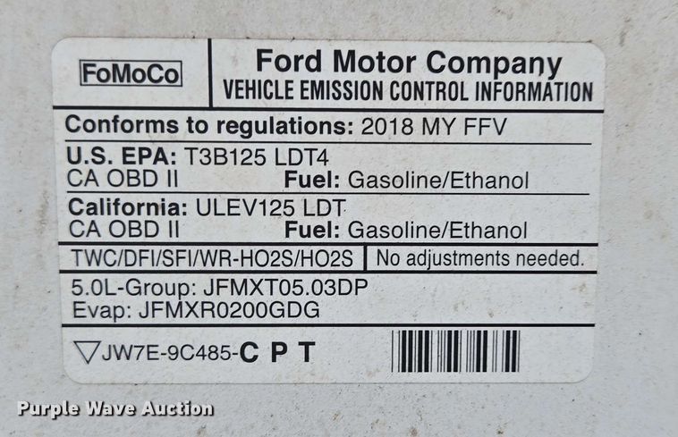 image for item DP6406 2018 Ford F150 XL SuperCab pickup truck