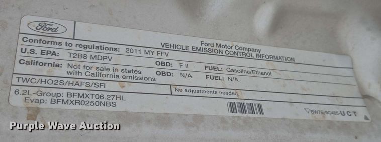 image for item DP6408 2011 Ford F250 Super Duty utility bed pickup truck