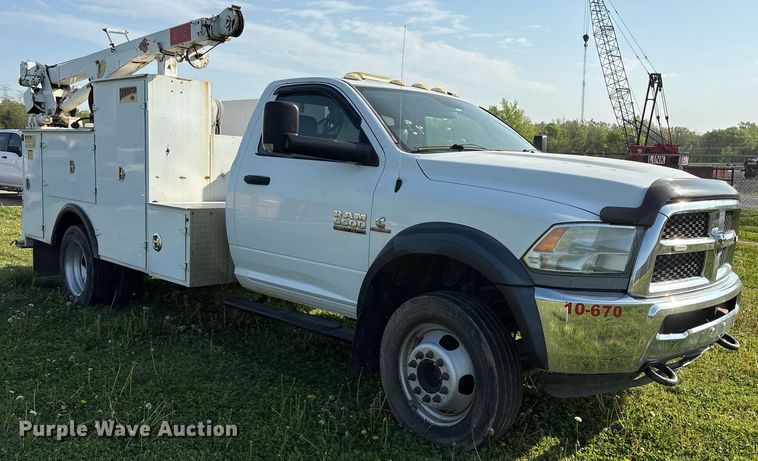 image for item DS3666 2014 Dodge Ram 5500HD utility / service truck