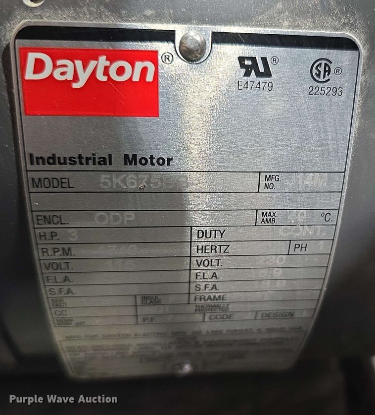 image for item DT6826 1969 Ingersoll Rand 235HNL-D3 air compressor