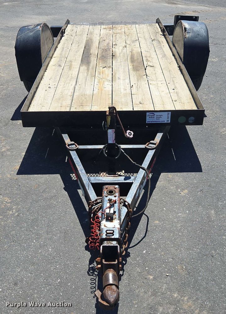 image for item DU7752 2015 Region Welding tilt deck utility trailer