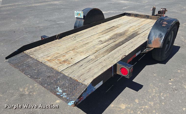 image for item DU7752 2015 Region Welding tilt deck utility trailer