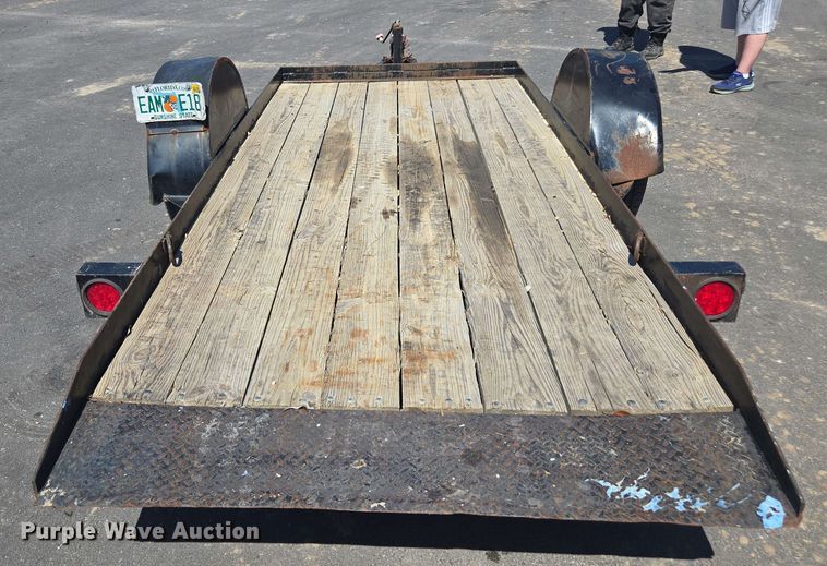 image for item DU7752 2015 Region Welding tilt deck utility trailer