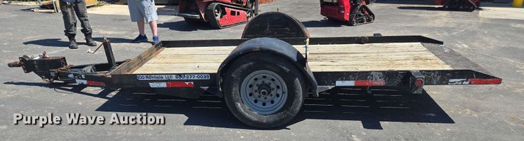 image for item DU7752 2015 Region Welding tilt deck utility trailer