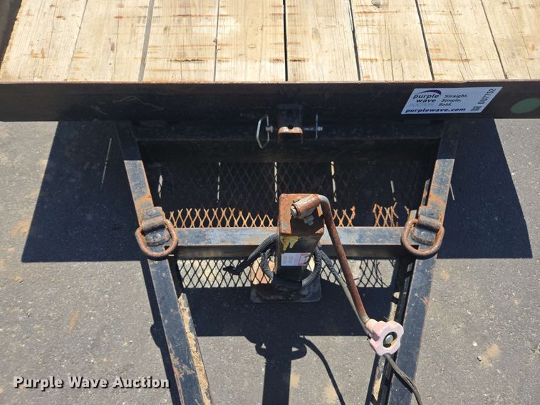 image for item DU7752 2015 Region Welding tilt deck utility trailer