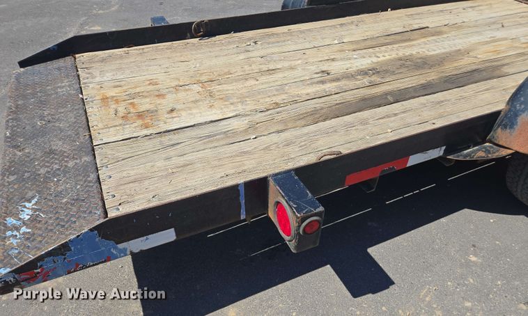 image for item DU7752 2015 Region Welding tilt deck utility trailer