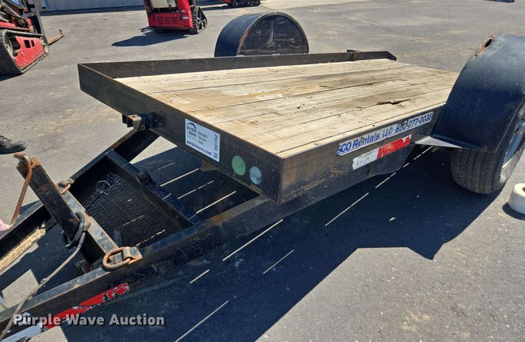 image for item DU7752 2015 Region Welding tilt deck utility trailer