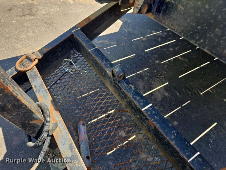 image for item DU7752 2015 Region Welding tilt deck utility trailer